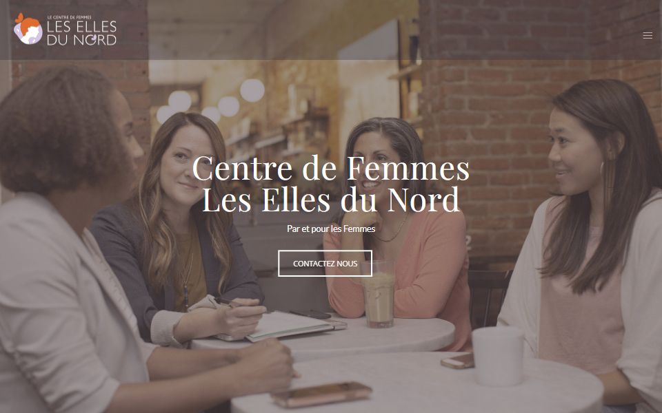 Page d'accueil de Centre de femmes Les Elles du Nord